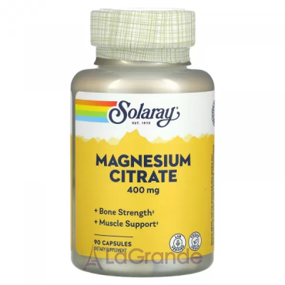 Solaray Magnesium Citrate 400mg   