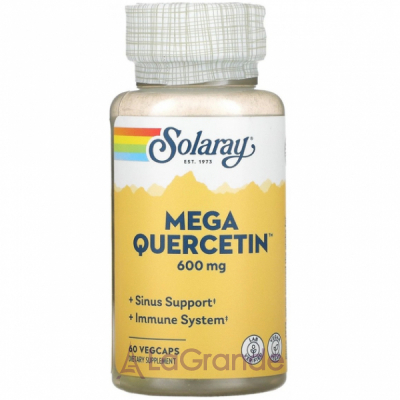 Solaray Mega Quercetin 600mg   