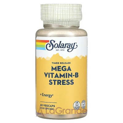 Solaray Mega Vitamin B-Stress ³    B     