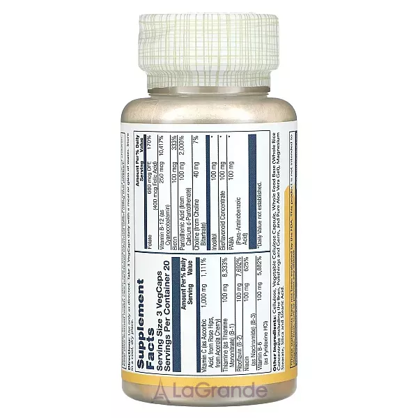 Solaray Mega Vitamin B-Stress ³������� �������� �� �������� B �� � ��� ������ ������