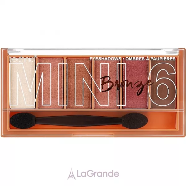 Technic Cosmetics Mini 6 Eyeshadows Palette ������� ���� ��� ����