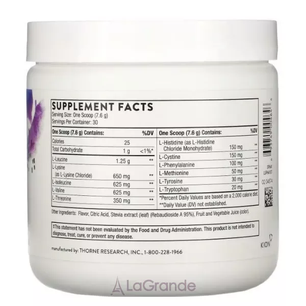 Thorne Research Amino Complex Berry Flavor �������� ����������� ���� ����