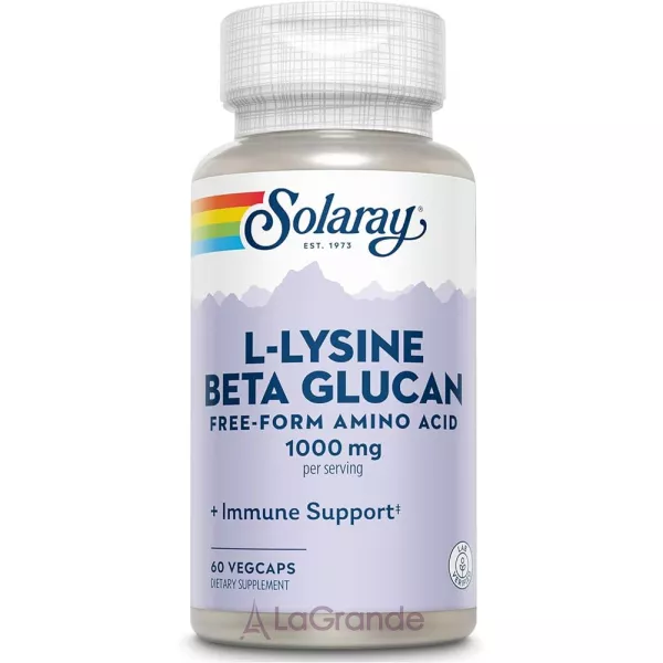 Solaray L-Lysine & Beta Glucan ������� ������� 