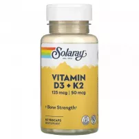 Solaray Vitamin D-3 & K-2 125mcg/50mcg ������� ������� "������� �3 � �2"