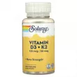 Solaray Vitamin D-3 & K-2 125mcg/50mcg   