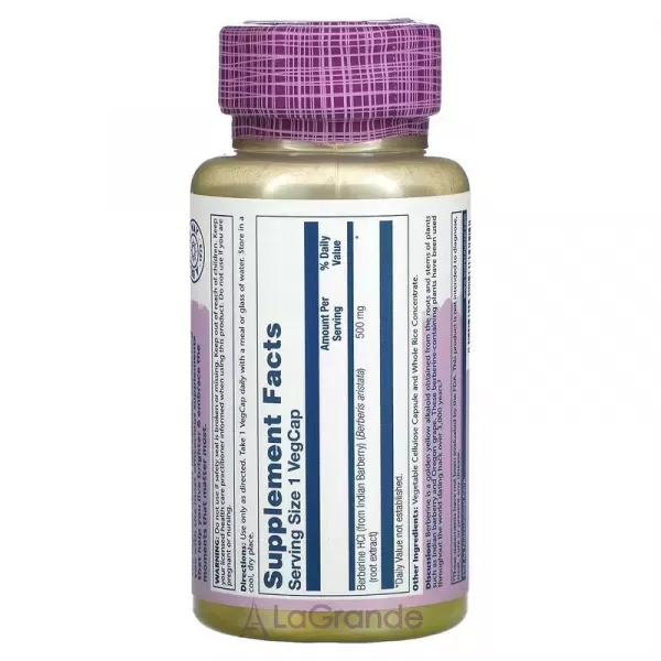 Solaray Berberine from Indian Barberry 500mg ������� ������� 