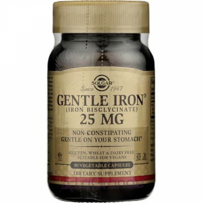 Solaray Gentle Iron 25mg   