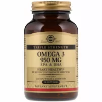 Solgar Omega-3 950 mg Triple Strength EPA & DHA ���'���� ��� "�����-3 ������� ����" ��� ����, �������, �����