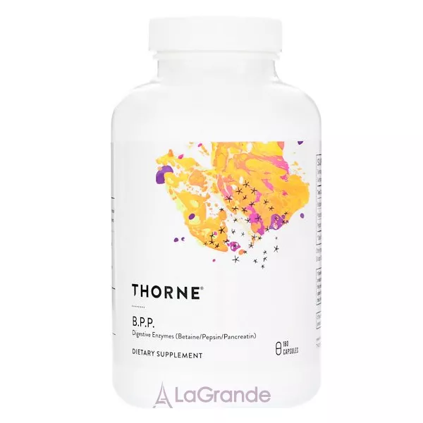 Thorne Research B.P.P.(Betaine / Pepsin / Pancreatine) Digestive Enzymes ������ �������� �����/������/���������� � ��������