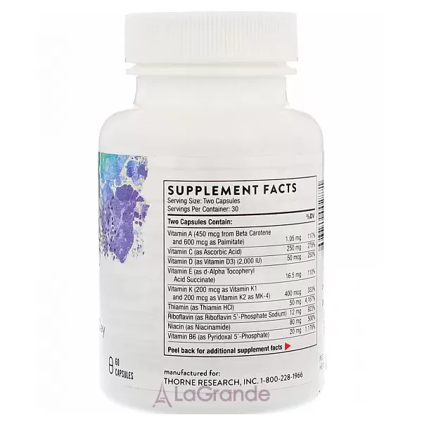 Thorne Research Basic Nutrients 2/Day ������������ ��� ����� � ��������