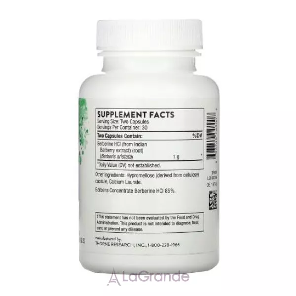 Thorne Research Berberine-500 �������-500 � ��������