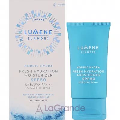 Lumene Lahde Nordic Hydra Fresh Hydration Moisturizer SPF50      SPF50