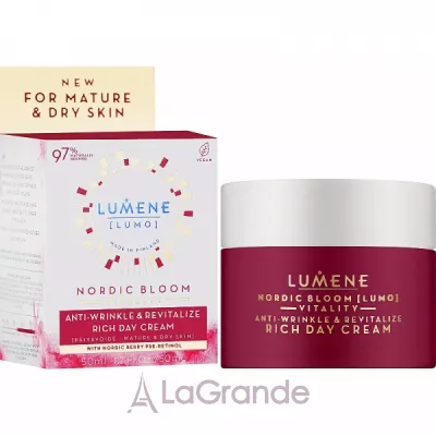 Lumene Nordic Bloom Vitality Anti-Wrinkle & Revitalize Rich Day Cream    