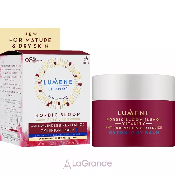 Lumene Nordic Bloom Vitality Anti-Wrinkle & Revitalize Overnight Balm ������ ������� ��� ���� �� ������