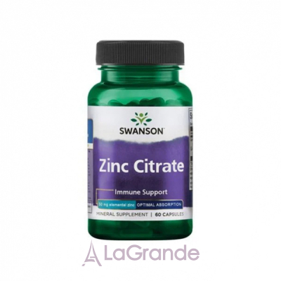 Swanson Zinc Citrate 50mg   