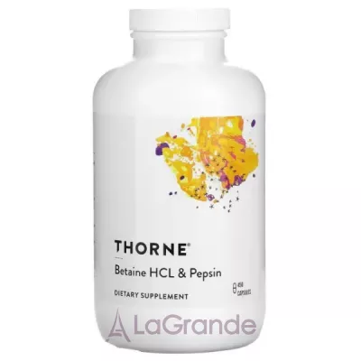 Thorne Research Betaine HCL & Pepsin      