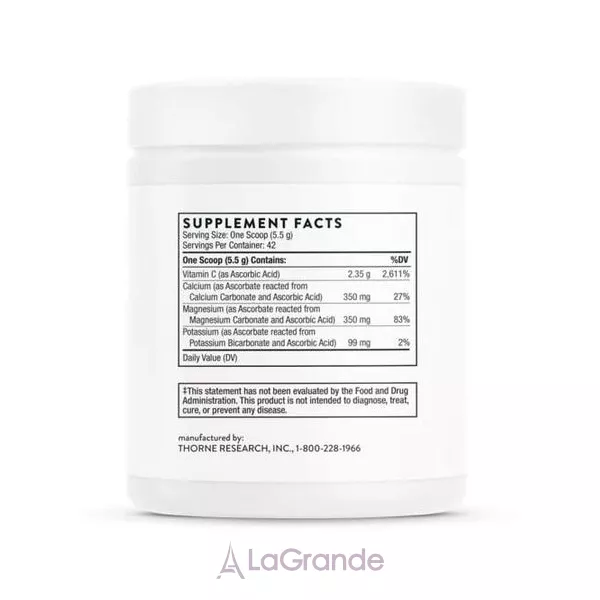 Thorne Research Buffered C Powder ³���� � ������������� � �������