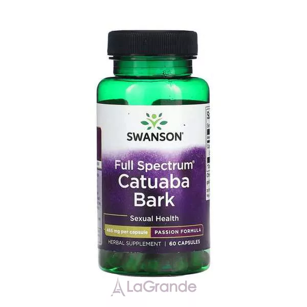 Swanson Herbal Supplements Full Spectrum Catuaba Bark 465mg ��������� �������� 