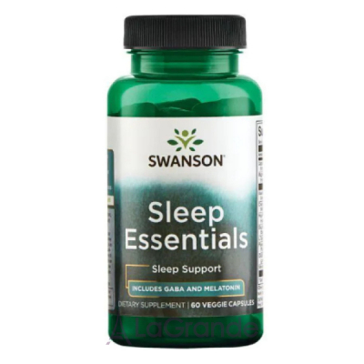 Swanson Sleep Essentials Veg Caps Per Bottle   