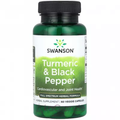 Swanson Turmeric& Black Pepper   