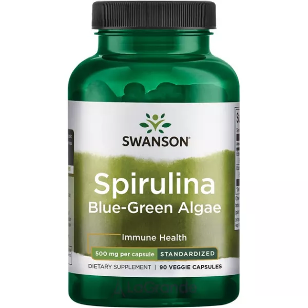 Swanson Spirulina Blue-Green Alhae 500mg ������� ������� 