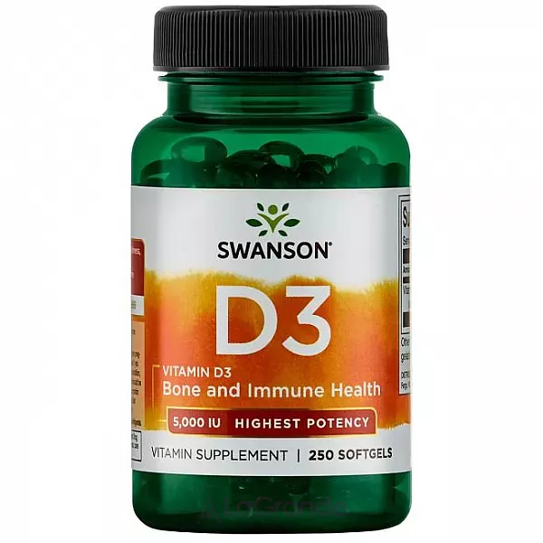 Swanson Vitamin D3 Highest Potency 125 mcg ����������������� ������� �3