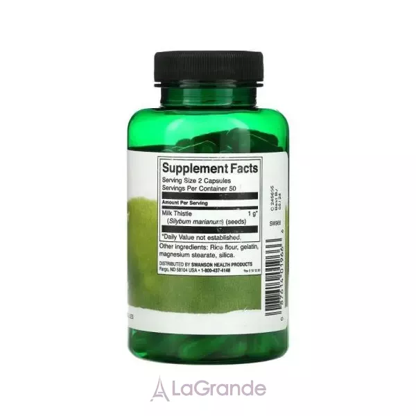 Swanson Milk Thistle 500mg ������� ������� 