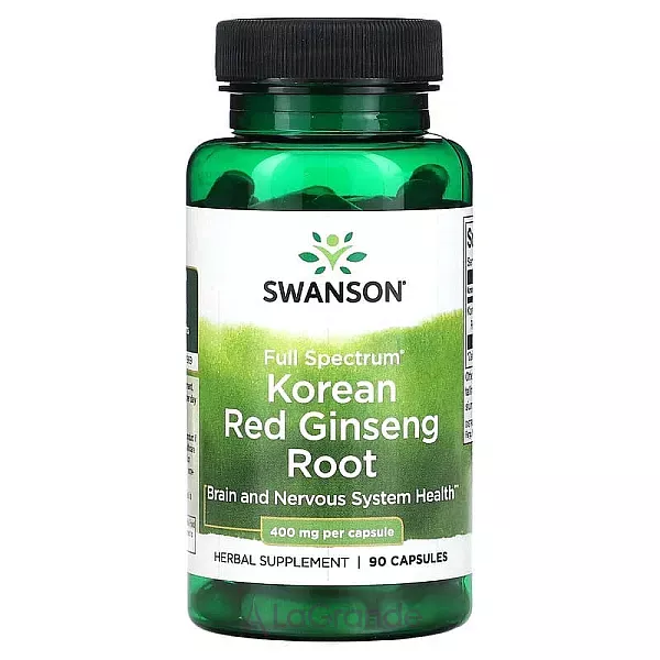 Swanson Korean Red Ginseng Root 400 mg ������� ������� 