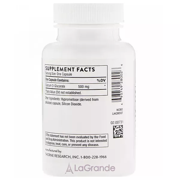 Thorne Research Calcium D-Glucarate ������� �������� � ��������
