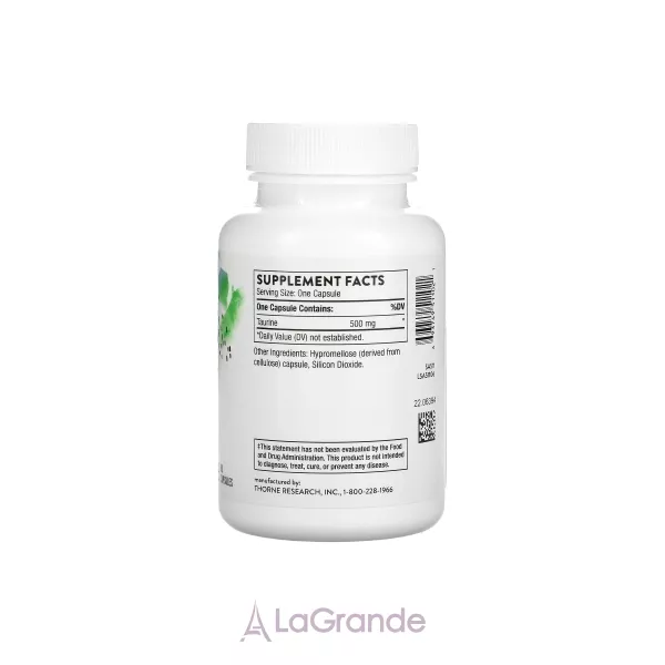 Thorne Research Taurine 500 mcg ����������� ������� 