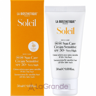 La Biosthetique Soleil Sun Care Cream Sensitive SPF 50+      SPF 50+