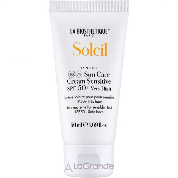 La Biosthetique Soleil Sun Care Cream Sensitive SPF 50+ ������������� ���� ��� ������� ���� SPF 50+