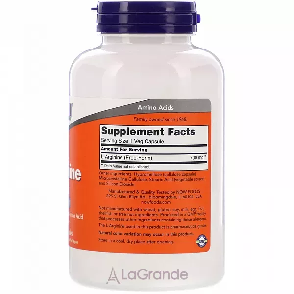 Now Foods L-Arginine 700 mg L-������, 700 ��