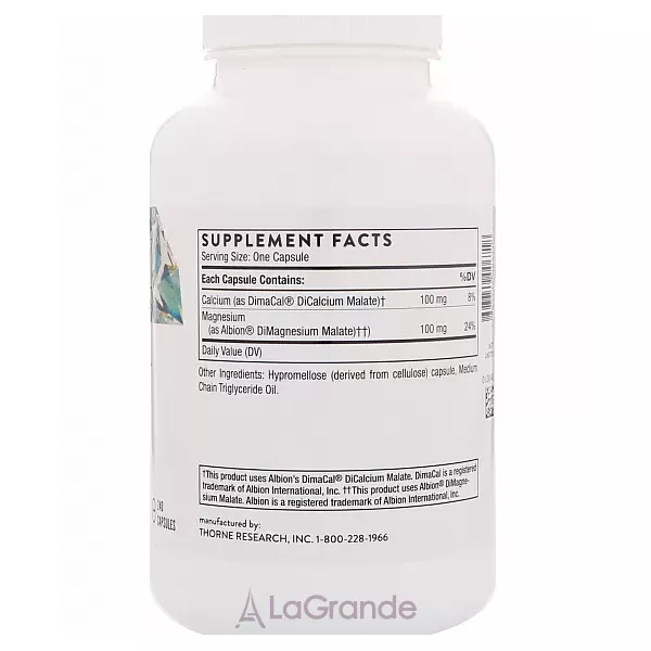 Thorne Research Calcium-Magnesium Malate ������� ������ ����� � ��������