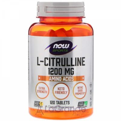 Now Foods L-Citrulline 1200 mg , 1200 