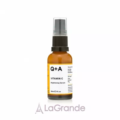 Q+A  Vitamin C Brightening Serum       C