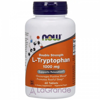 Now Foods L-Tryptophan 1000 mg ,  , 1000 