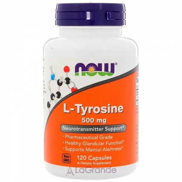 Now Foods L-Tyrosine 500 mg L-�������, 500 ��