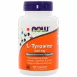 Now Foods L-Tyrosine 500 mg L-, 500 