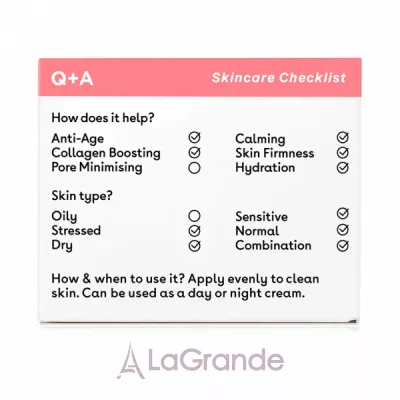 Q+A  Collagen Face Cream     