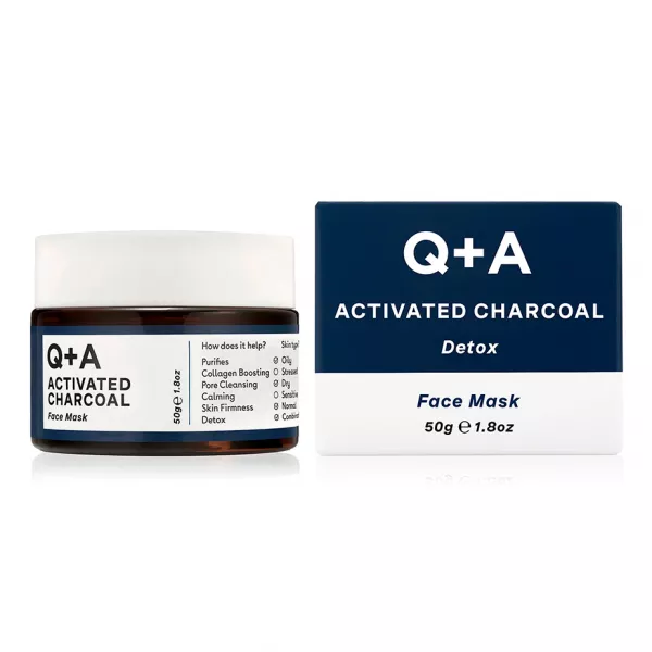 Q+A  Activated Charcoal Face Mask ������� ����������� ������-����� ��� ������� � ����������� �������