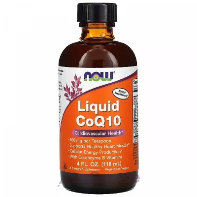 Now Foods Liquid CoQ10 100 mg г  Q10, 100 