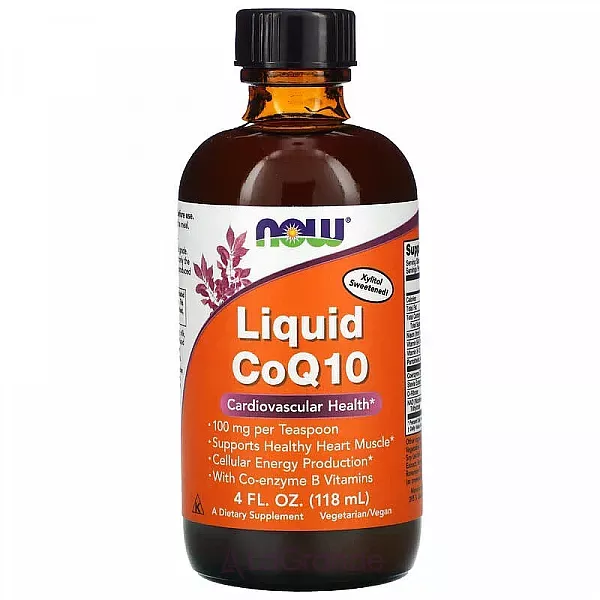Now Foods Liquid CoQ10 100 mg г���� ������� Q10, 100 ��
