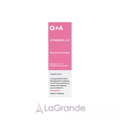 Q+A  Vitamin A.C.E. Warming Gel Mask    