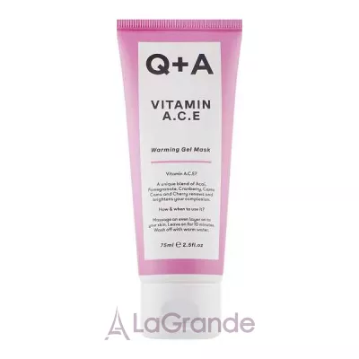 Q+A  Vitamin A.C.E. Warming Gel Mask    