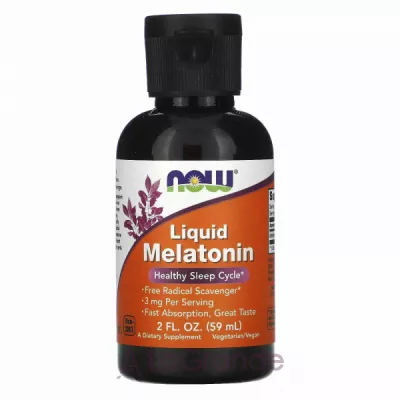 Now Foods Liquid Melatonin 3 mg     , 3 