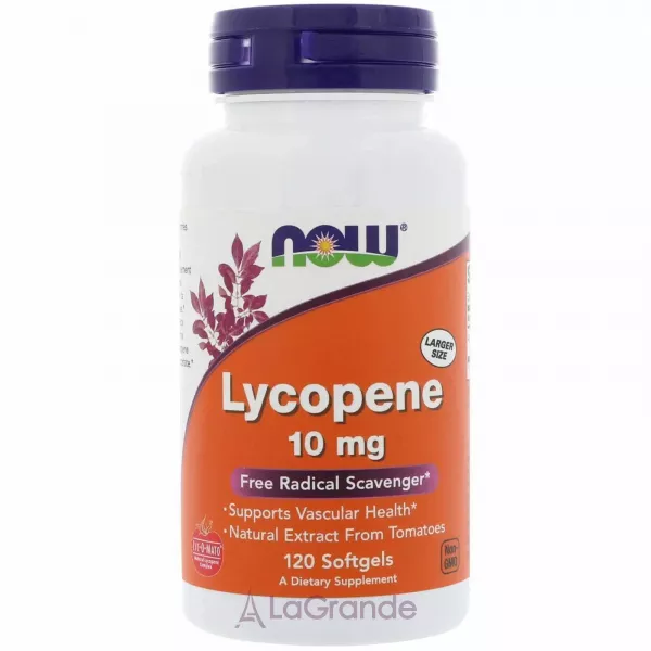 Now Foods Lycopene 10 mg ����������� ������� 