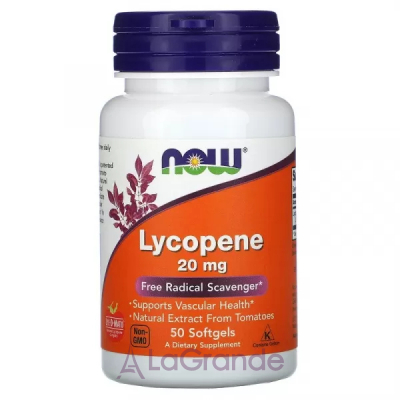 Now Foods Lycopene 20 mg , 20 