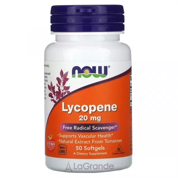 Now Foods Lycopene 20 mg ˳����, 20 ��