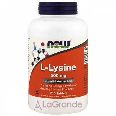 Now Foods L-Lysine 500 mg L-, 500 